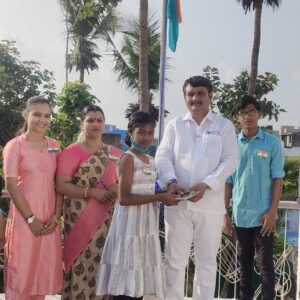 73வது குடியரசு தினத்தை கொடி ஏற்றி கொண்டாடப்பட்டது.