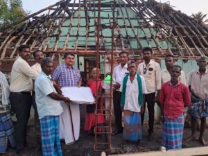 நிவாரண உதவி வழங்கப்பட்டது.