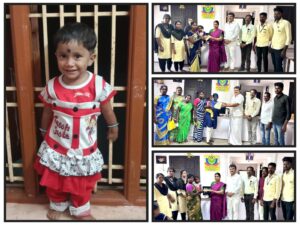 குழந்தைகளுக்கு புதிய ஆடை வழங்கப்பட்டது.