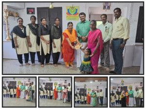 குழந்தைகளுக்கு  புதிய ஆடை வழங்கப்பட்டது.