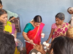 கஞ்சி வழங்கப்பட்டது.