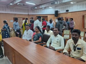 வடகிழக்கு பருவமழை முன்னெச்சரிக்கை நடவடிக்கை குறித்து ஆய்வுக் கூட்டம்.